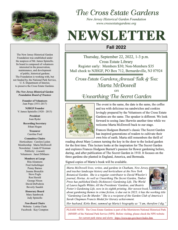 Newsletter Spring 2022