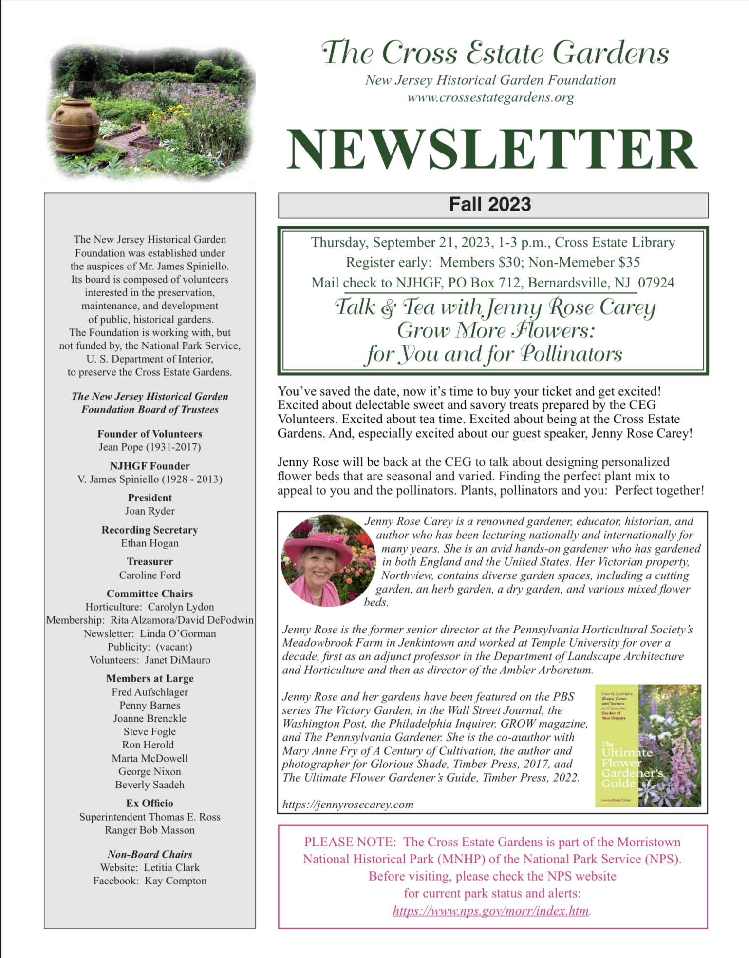 Newsletter Fall 2023