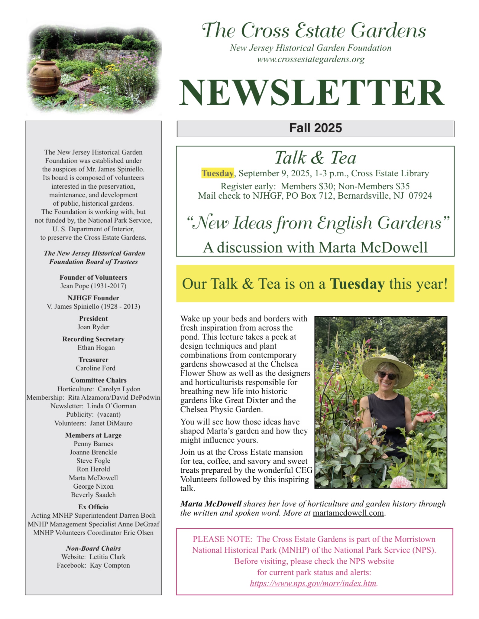 Newsletter Fall 2025
